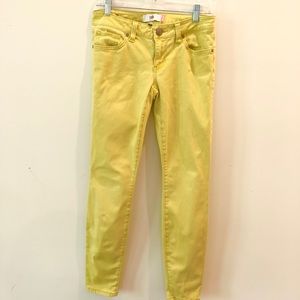yellow Cabi jeans size 2